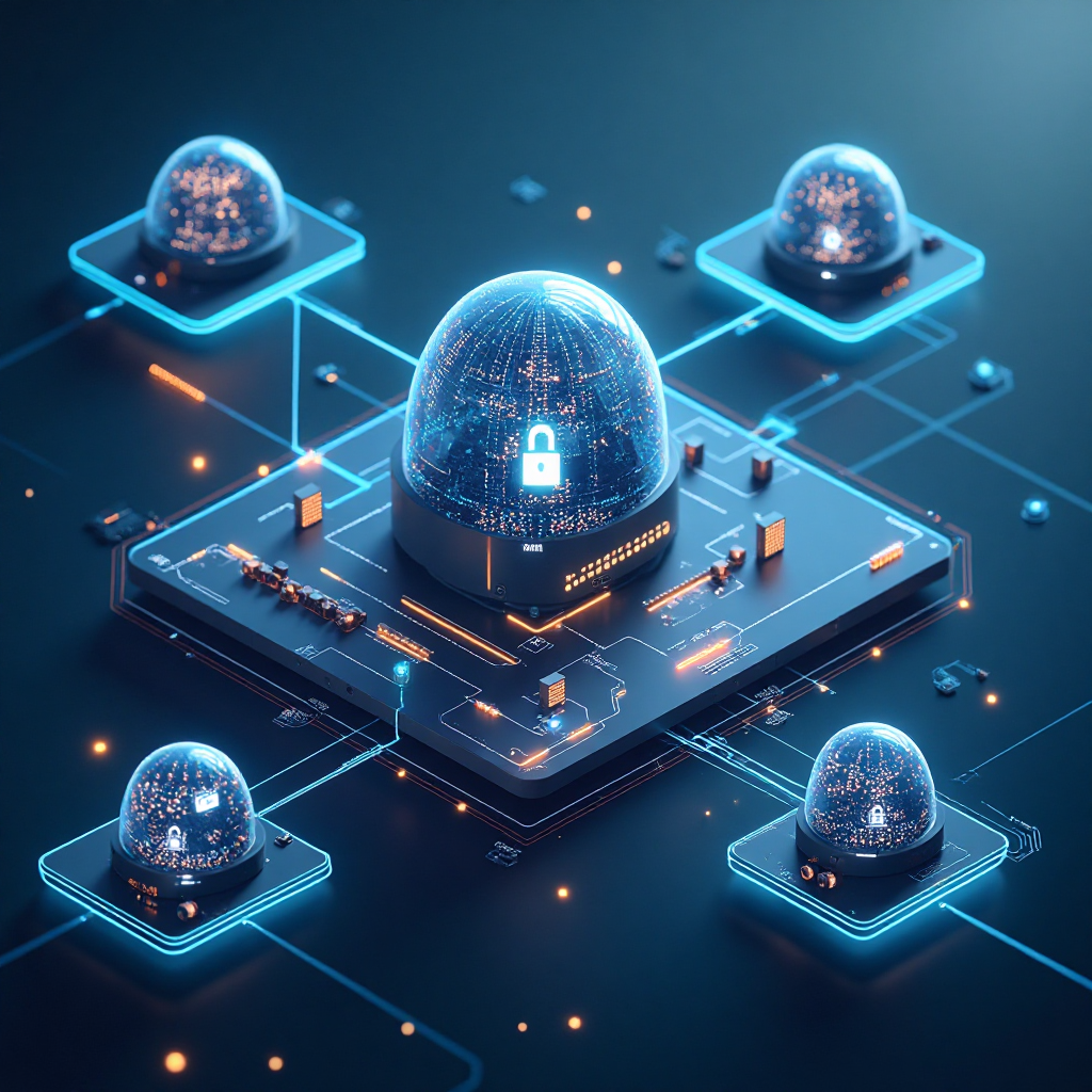 네트워크로 연결된 보안 데이터 노드 시스템