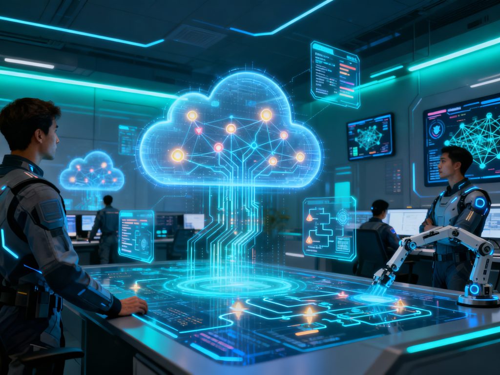 클라우드 기반 자동화 시스템을 제어하는 엔지니어