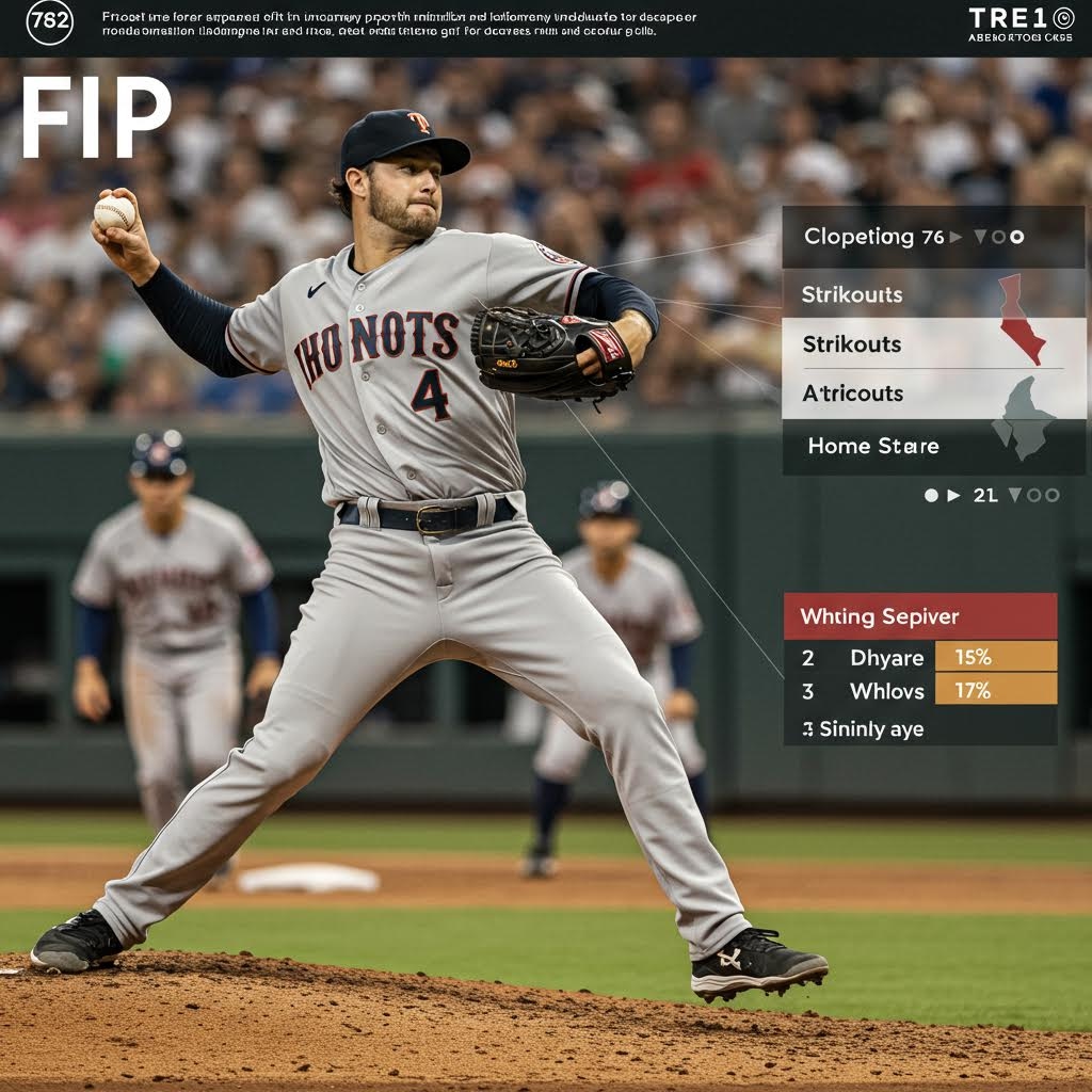 IRONOTS 4번 야구 투수 투구 장면 - FIP 통계, Clopetiog 76, 삼진, 홈 경기 기록, Whting Sepiver 2 Dhyare 15%, 3 Whlovs 17% 등의 성적 데이터 패널