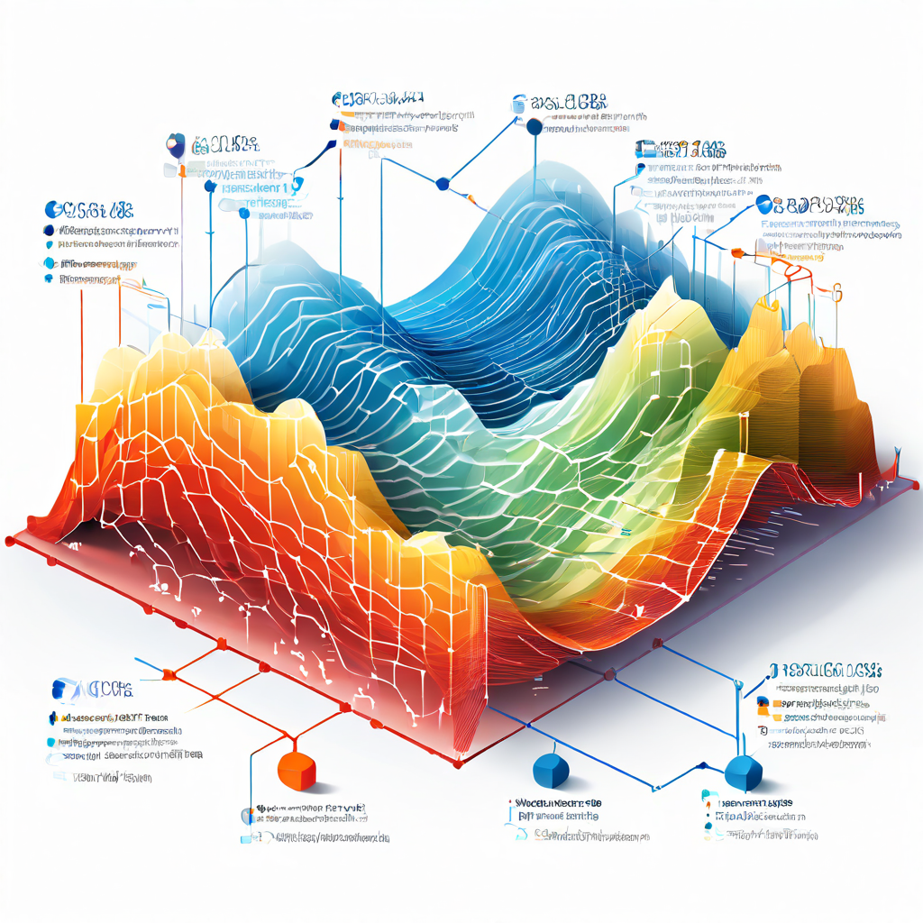 변동성이 큰 시장 파도가 구조에 영향을 미치는 이중 레이어 자원 모델의 분석적 관계를 설명하는 개념도입니다.
