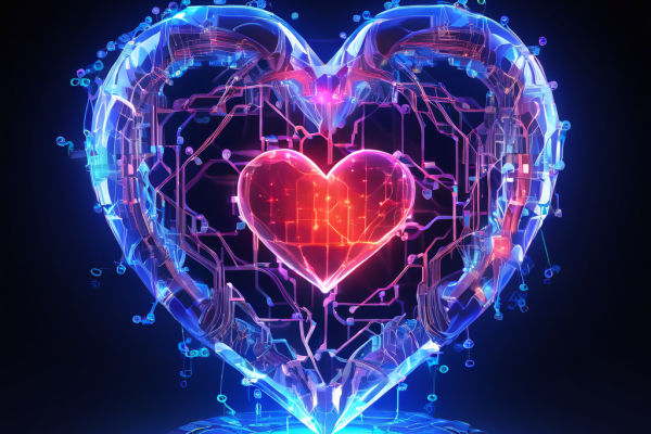 블록체인 네트워크의 핵심인 메모리풀이 투명한 데이터 구조 속에서 빛나는 중심부 역할을 하며, 그 실제 기능에 대한 오해를 해소하는 개념을 시각화한 이미지입니다.