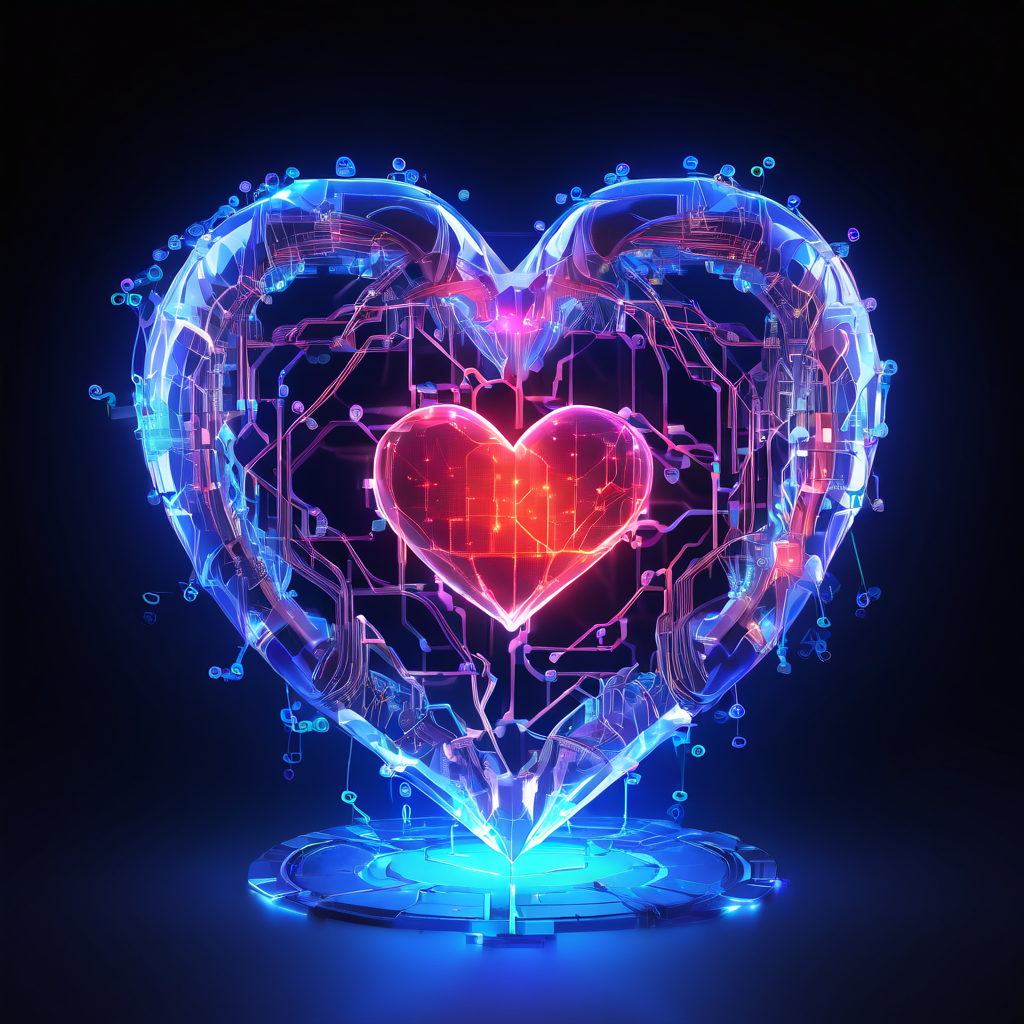 블록체인 네트워크의 핵심인 메모리풀이 투명한 데이터 구조 속에서 빛나는 중심부 역할을 하며, 그 실제 기능에 대한 오해를 해소하는 개념을 시각화한 이미지입니다.