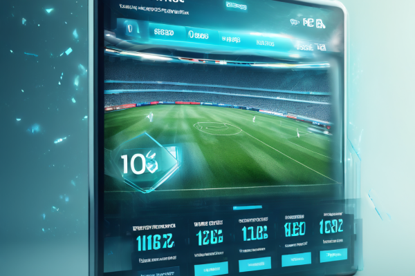 Close-up digital interface showing a match closing time countdown with layered data paths and secure online workflow glow.