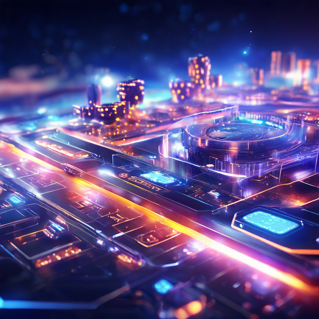 Abstract digital search interface with glowing data paths and layered secure service flow representing the starting point of...
